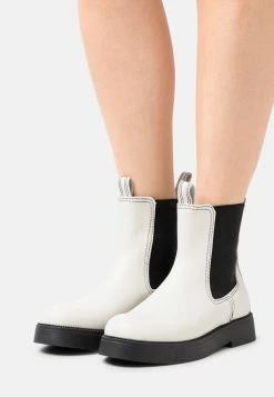 NA-KD Basic Chelsea Boots - Bottines À Plateau - Cream