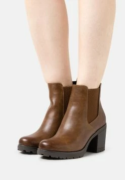 Marco Tozzi Boots À Talons - Cognac