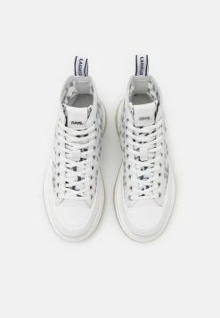 KARL LAGERFELD Luna Monogram - Boots À Talons - White -Aldo Shop 0f68761c7f8a4084a9ec3576f9152d69