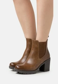 Marco Tozzi Boots À Talons - Cognac