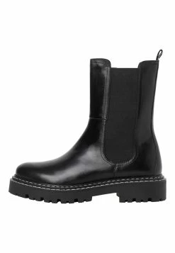 Marco Tozzi Chelsea - Boots À Talons - Black White