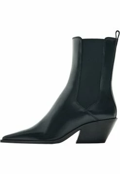 Massimo Dutti Boots À Talons - Black