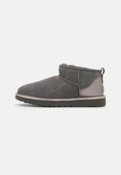 Ugg Classic Ultra Mini Shine - Boots À Talons - Charcoal