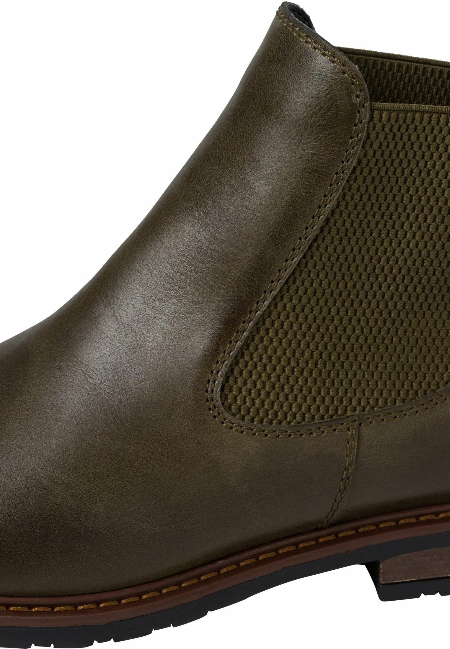 Tamaris Chelsea - Boots À Talons - Olive Leather 7 Tamaris Chelsea - Boots À Talons - Olive Leather – Image 5