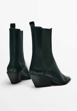 Massimo Dutti Boots À Talons - Black -Aldo Shop 2dc25f17d46b40c0b5f31c33d43f63ac