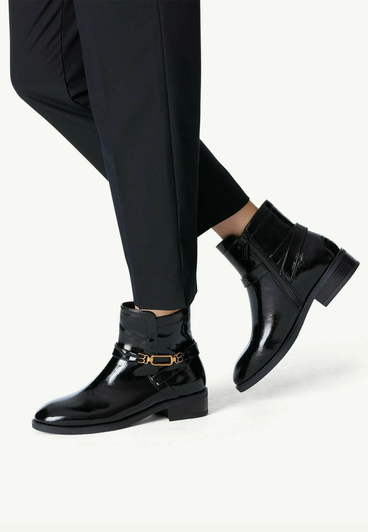 Tamaris Boots À Talons - Black Patent 3 Tamaris Boots À Talons - Black Patent