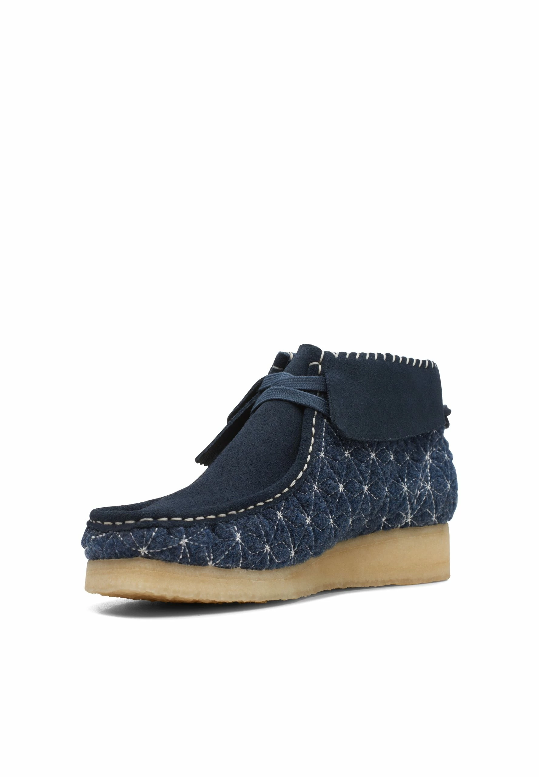 Clarks Wallabee D - Boots À Talons - Dark Blue 4 Clarks Wallabee D - Boots À Talons - Dark Blue – Image 2