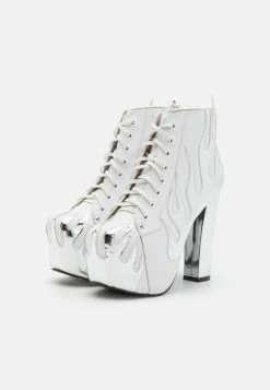 Jeffrey Campbell Lita Flame - Boots À Talons - White/Silver 10 Jeffrey Campbell Lita Flame - Boots À Talons - White/Silver -Aldo Shop 3c54091115ff42cb88cc7868c554a1f2