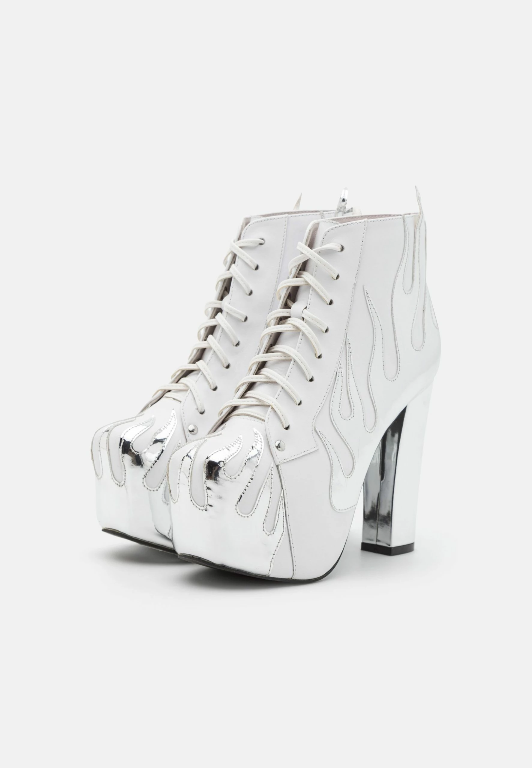 Jeffrey Campbell Lita Flame - Boots À Talons - White/Silver 5 Jeffrey Campbell Lita Flame - Boots À Talons - White/Silver – Image 3