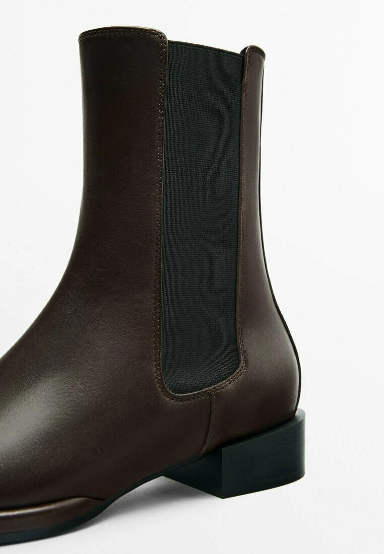 Massimo Dutti Chelsea - Boots À Talons - Brown 6 Massimo Dutti Chelsea - Boots À Talons - Brown – Image 4