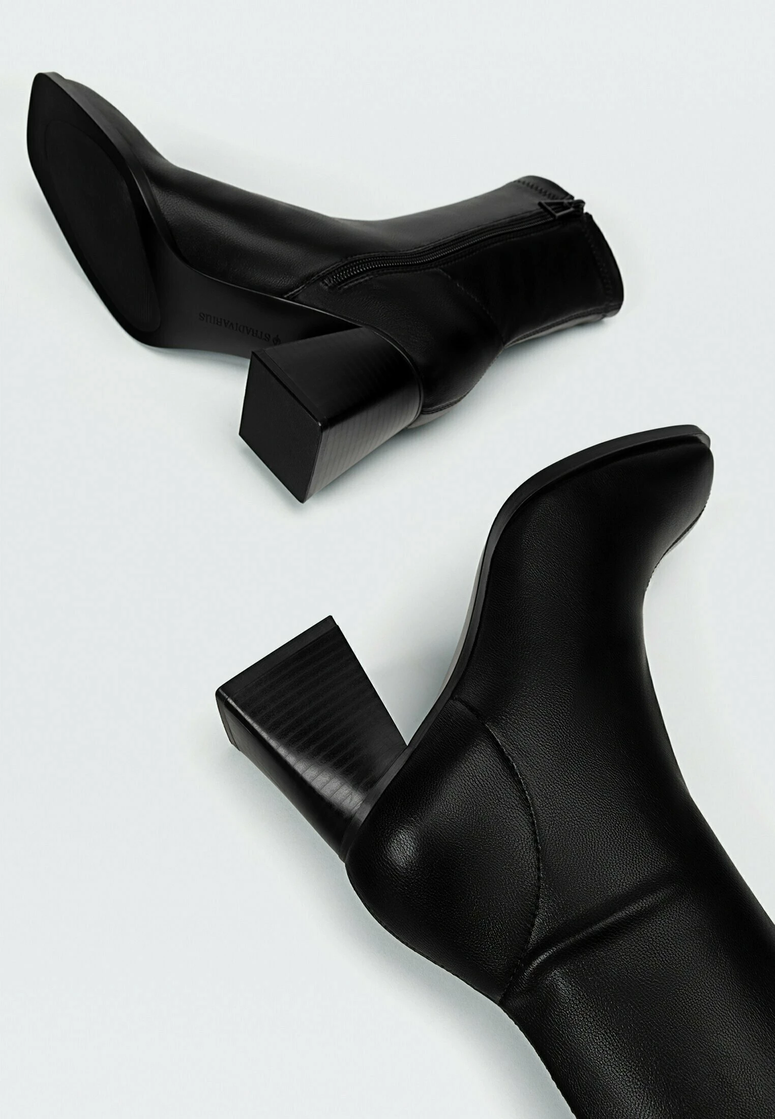 Stradivarius Mit Halbhohem Absatz - Boots À Talons - Black 7 Stradivarius Mit Halbhohem Absatz - Boots À Talons - Black – Image 5