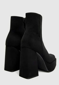 PULL & BEAR Boots À Talons - Black -Aldo Shop 45ed547af1574652a3baf0f31f4b48fb