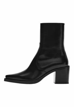 Massimo Dutti Boots À Talons - Black