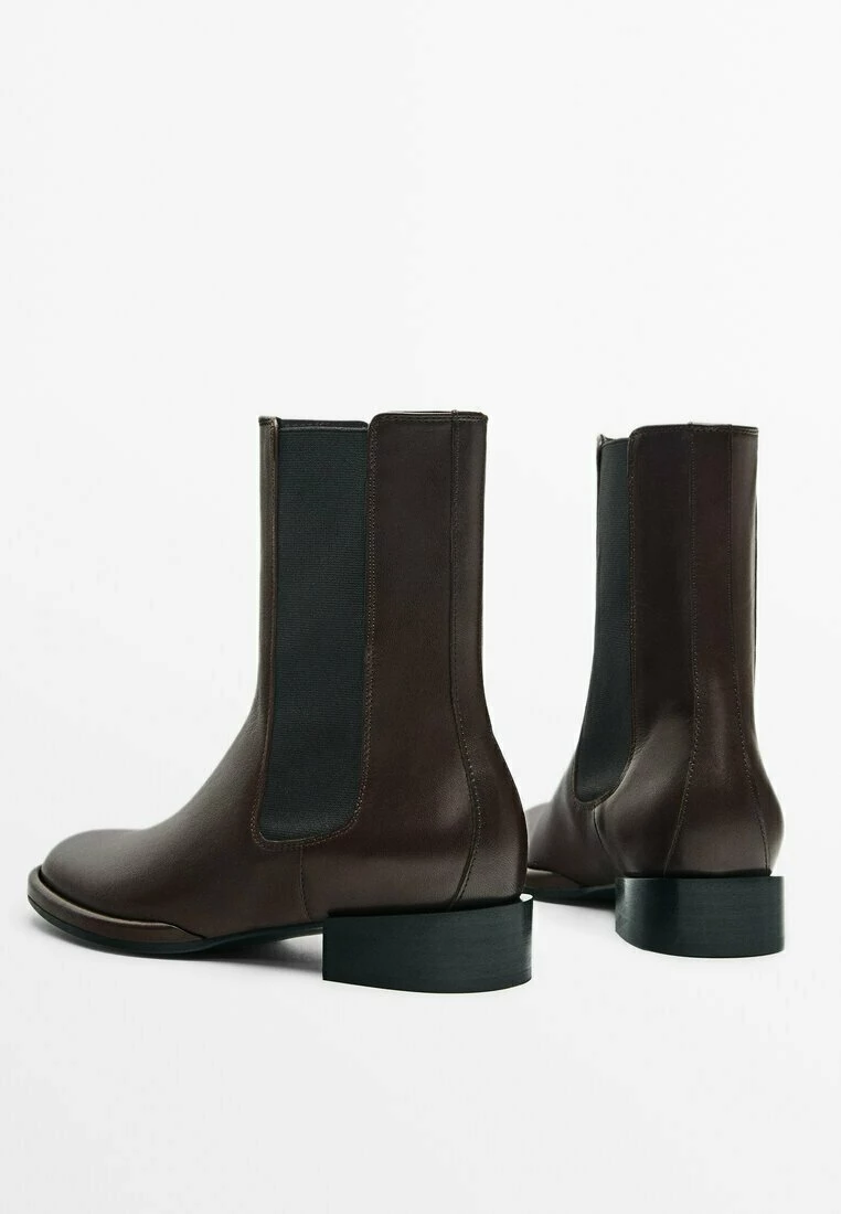 Massimo Dutti Chelsea - Boots À Talons - Brown 5 Massimo Dutti Chelsea - Boots À Talons - Brown – Image 3