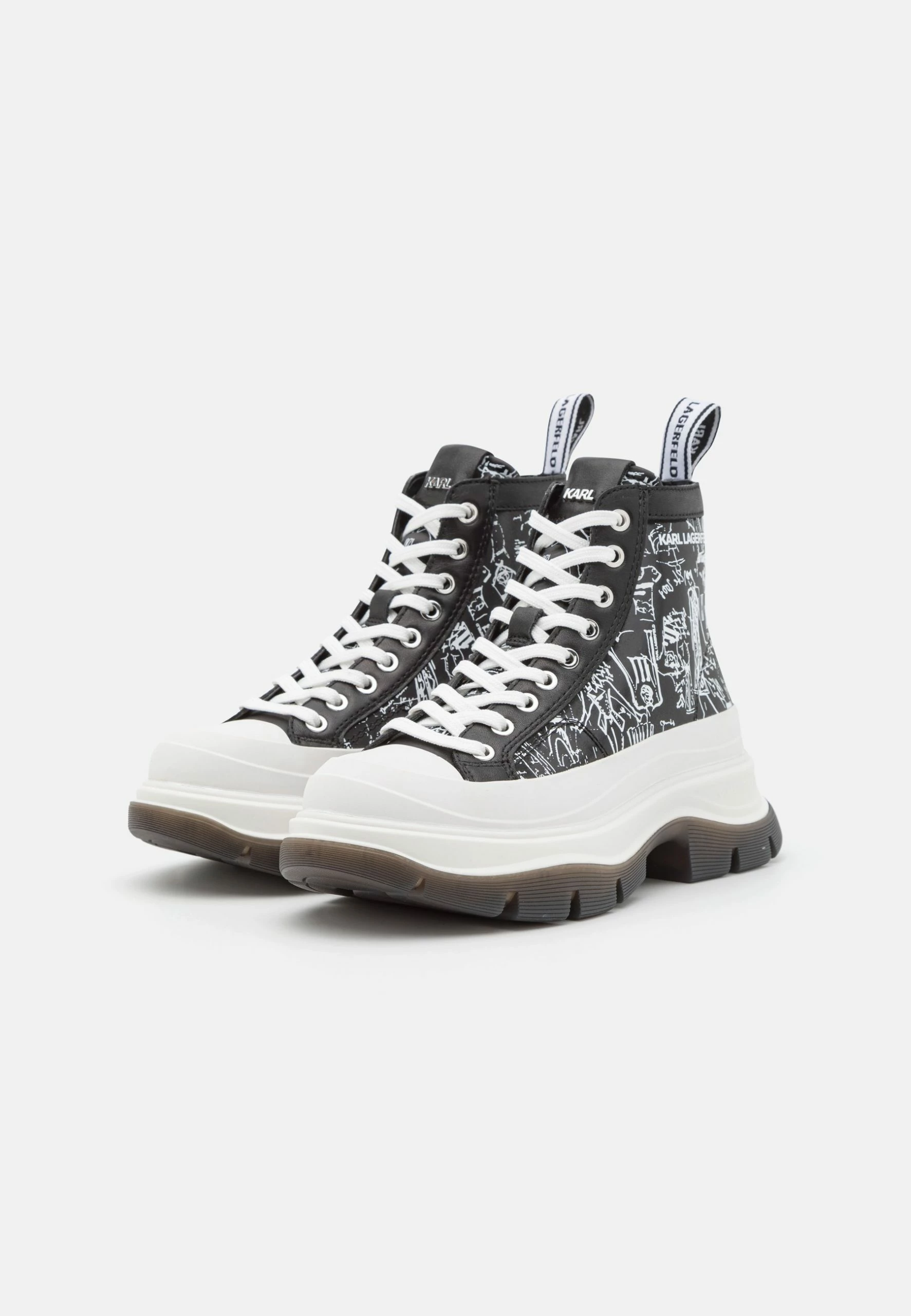 KARL LAGERFELD Luna Sketchbook - Boots À Talons - Black 5 KARL LAGERFELD Luna Sketchbook - Boots À Talons - Black – Image 3