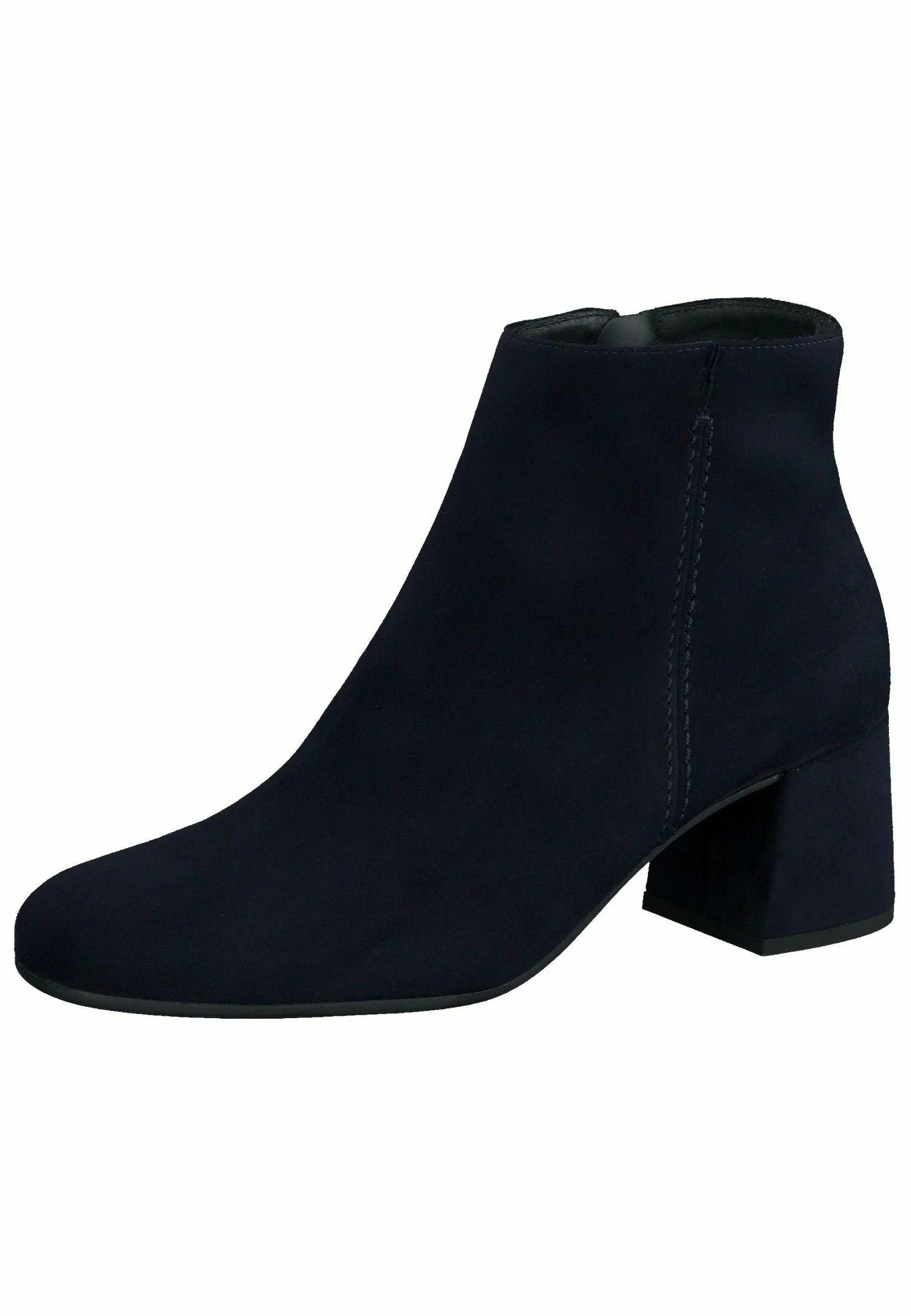 Paul Green Boots À Talons - Samtziege Blau 4 Paul Green Boots À Talons - Samtziege Blau – Image 2