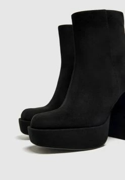 PULL & BEAR Boots À Talons - Black -Aldo Shop 5317b61eeb3f41ddb7e410966b9b61f1