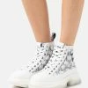 KARL LAGERFELD Luna Monogram - Boots À Talons - White -Aldo Shop 56e7c8d6d42e42109aef65ded7b7adfc