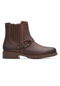 Clarks Aspra Buckle - Boots À Talons - British Tan Lea -Aldo Shop 58295f06ad8b4b43a230bca39a441111