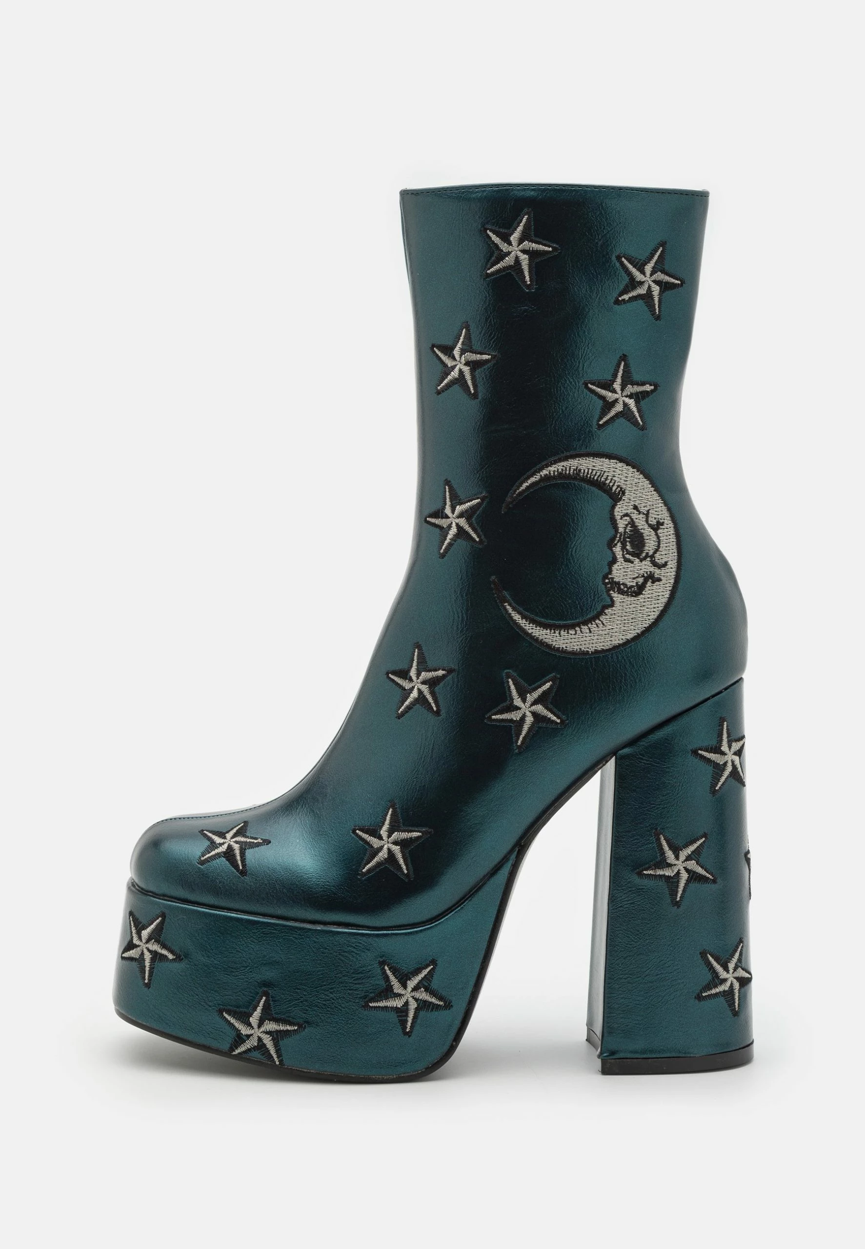 KOI FOOTWEAR Dreams Of Mooncraft Teal Boots - Bottines À Plateau - Teal 3 KOI FOOTWEAR Dreams Of Mooncraft Teal Boots - Bottines À Plateau - Teal