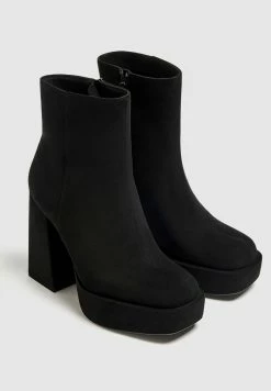 PULL & BEAR Boots À Talons - Black -Aldo Shop 6731598c42924bd897a2a0cc1a7ef8e0