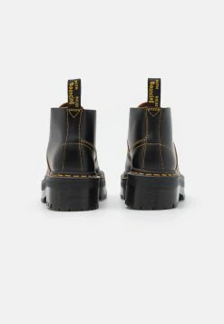 Dr. Martens Church Quad Unisex - Boots À Talons - Black Vintage Smooth -Aldo Shop 696f50b7e03f416297c7a88cc57e92bb