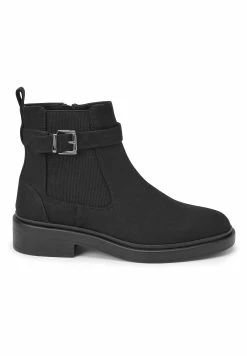 Next Forever Comfort - Boots À Talons - Black Microsuede