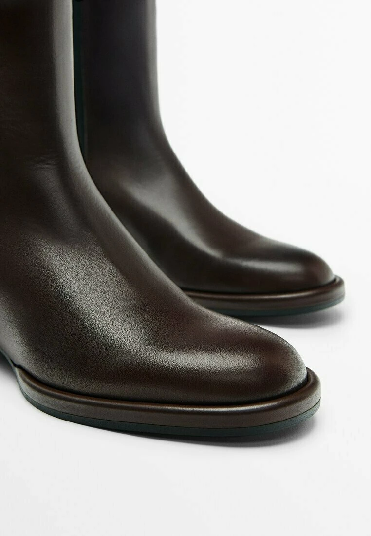Massimo Dutti Chelsea - Boots À Talons - Brown 7 Massimo Dutti Chelsea - Boots À Talons - Brown – Image 5