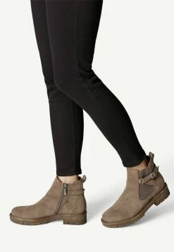 Tamaris Boots À Talons - Taupe