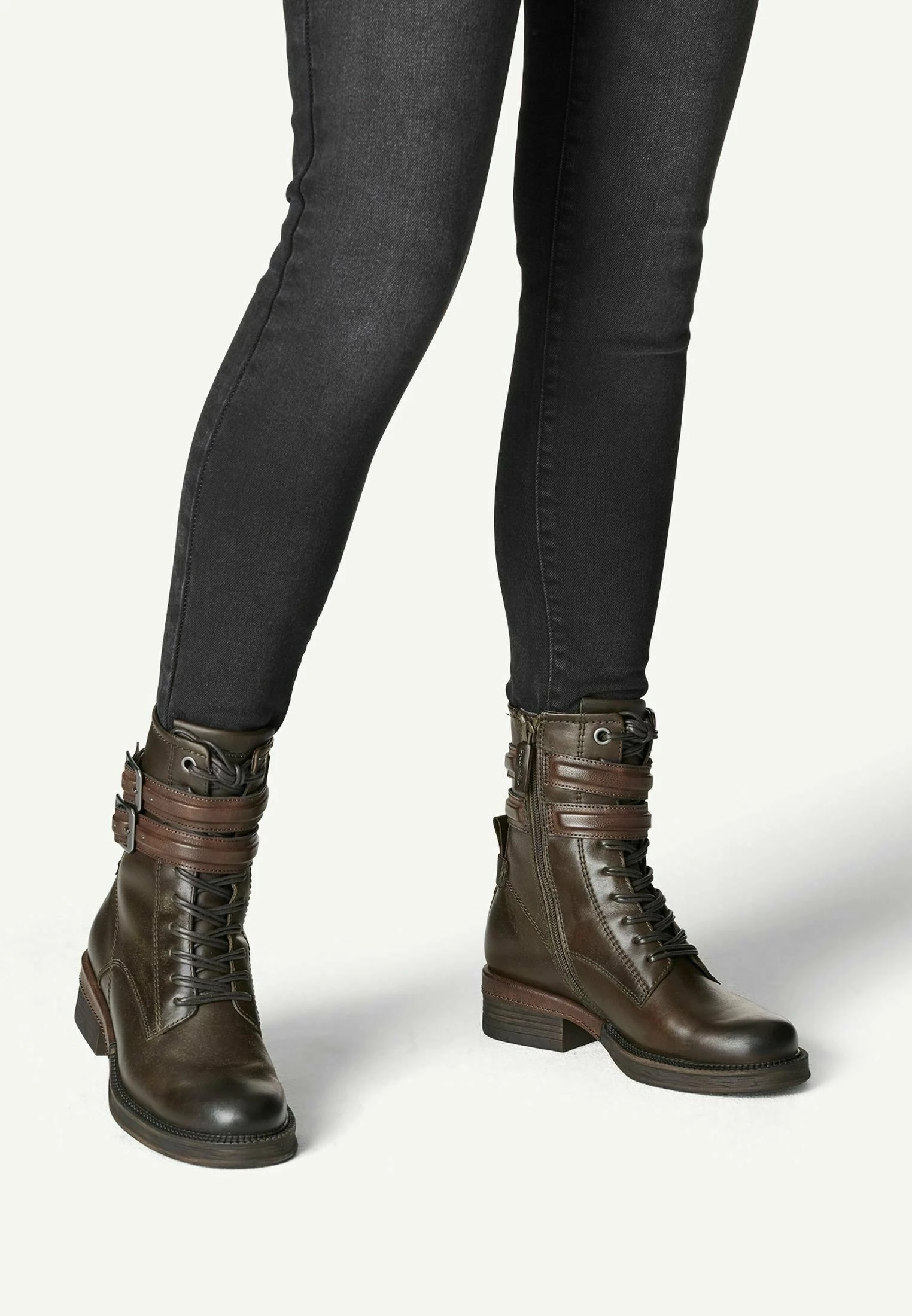 Tamaris Boots À Talons - Olive Mocca 3 Tamaris Boots À Talons - Olive Mocca