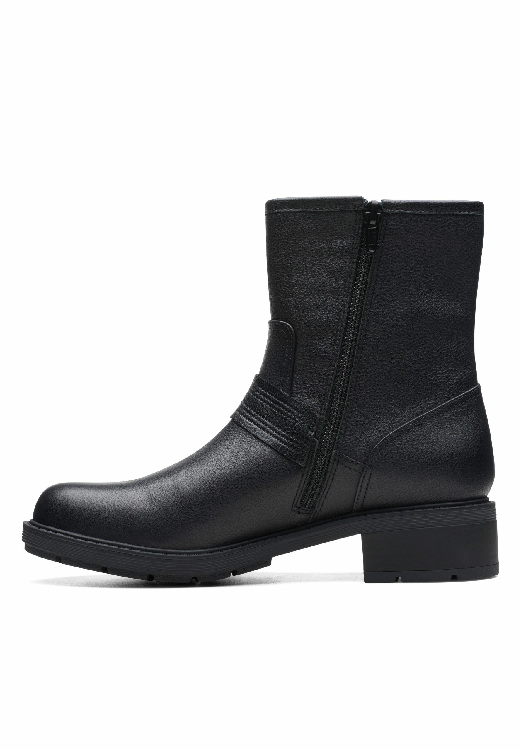 Clarks Hearth Cross - D - Boots À Talons - Black Leather 3 Clarks Hearth Cross - D - Boots À Talons - Black Leather