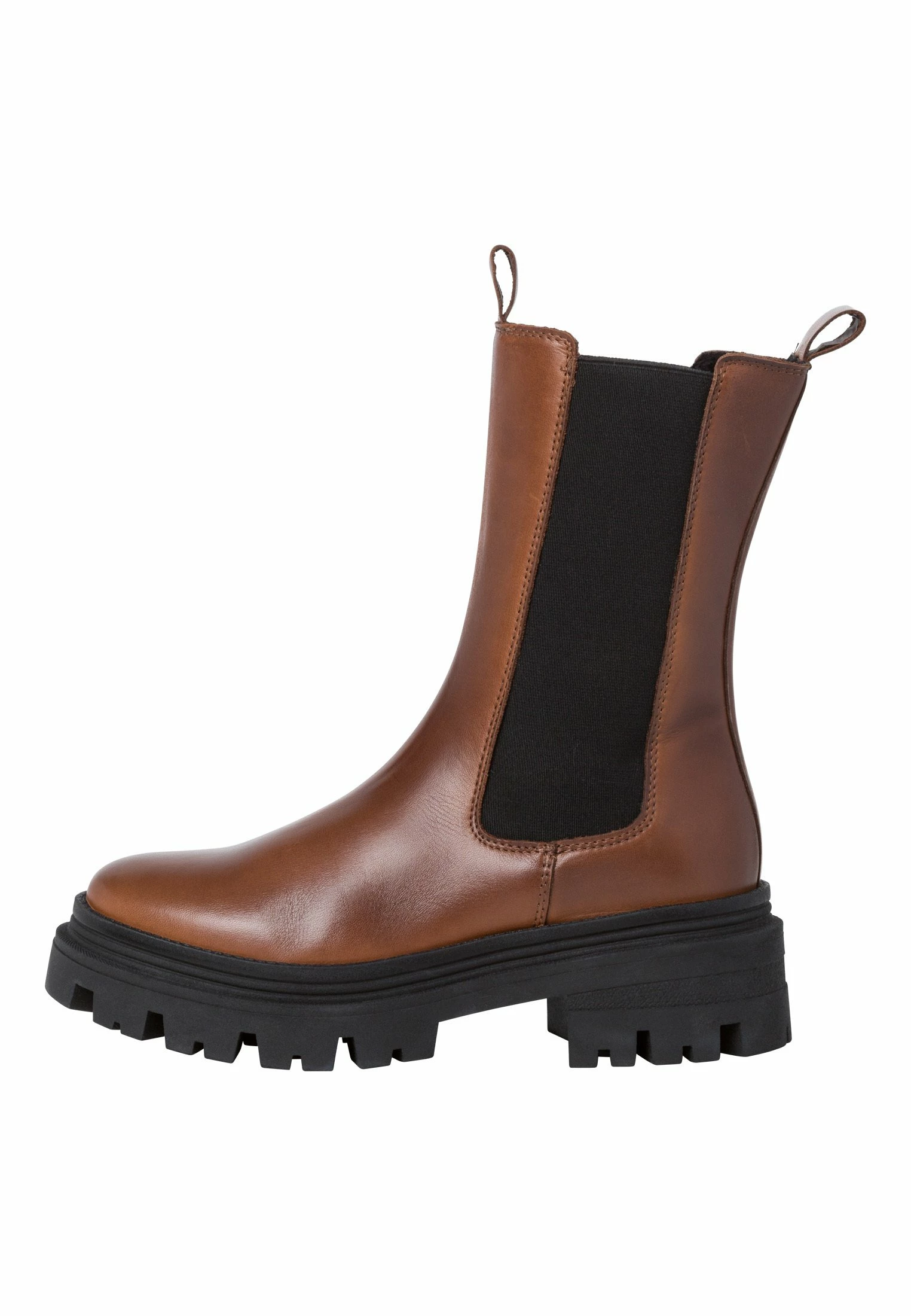 Tamaris Chelsea - Boots À Talons - Cognac Leather 4 Tamaris Chelsea - Boots À Talons - Cognac Leather – Image 2