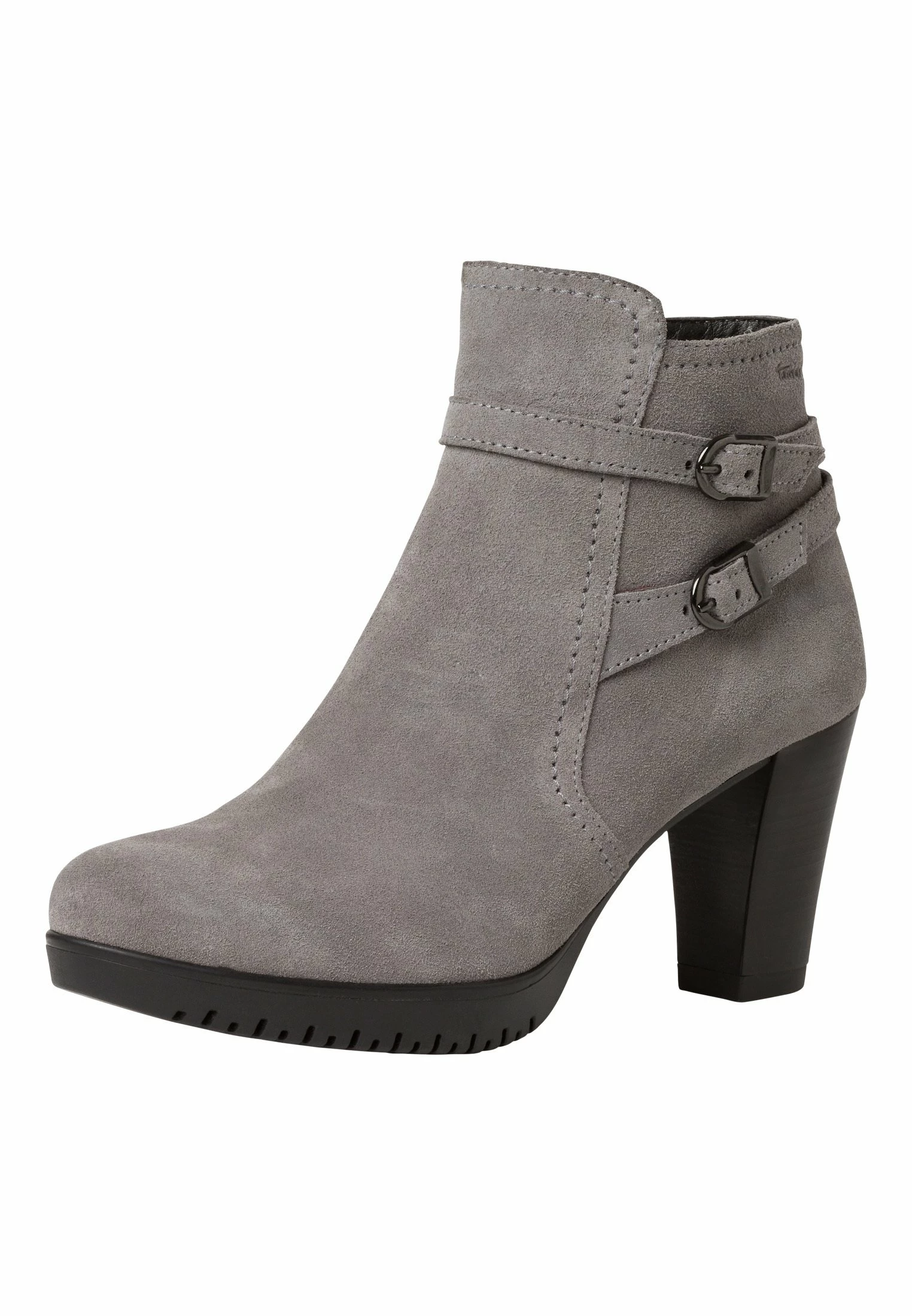 Tamaris Boots À Talons - Grey Suede 5 Tamaris Boots À Talons - Grey Suede – Image 3