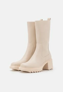 NA-KD Heeled Profile Boots - Bottes À Plateau - Offwhite -Aldo Shop 8f9fe7effb7b4c39b5fd3e30ff75e27f