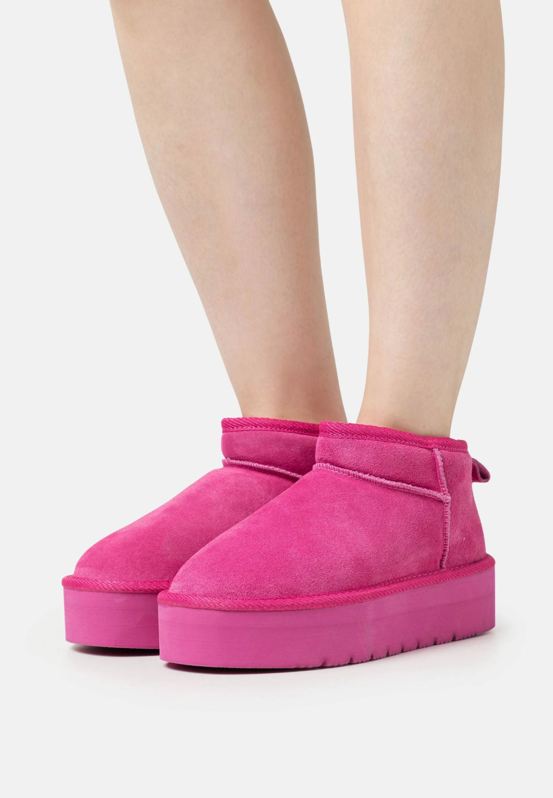 Even&Odd Leather - Boots À Talons - Pink 3 Even&Odd Leather - Boots À Talons - Pink