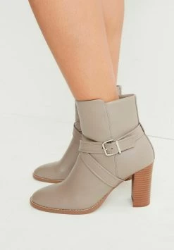 Next Forever Comfort Buckle Detail Standard - Boots À Talons - Grey