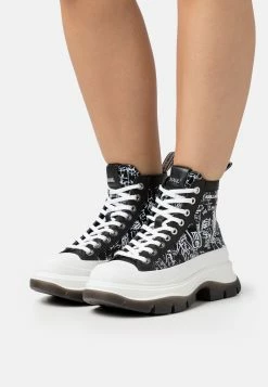 KARL LAGERFELD Luna Sketchbook - Boots À Talons - Black