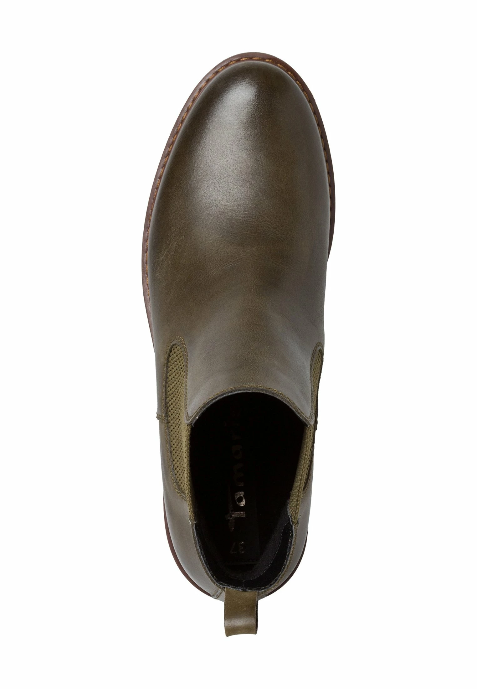 Tamaris Chelsea - Boots À Talons - Olive Leather 5 Tamaris Chelsea - Boots À Talons - Olive Leather – Image 3