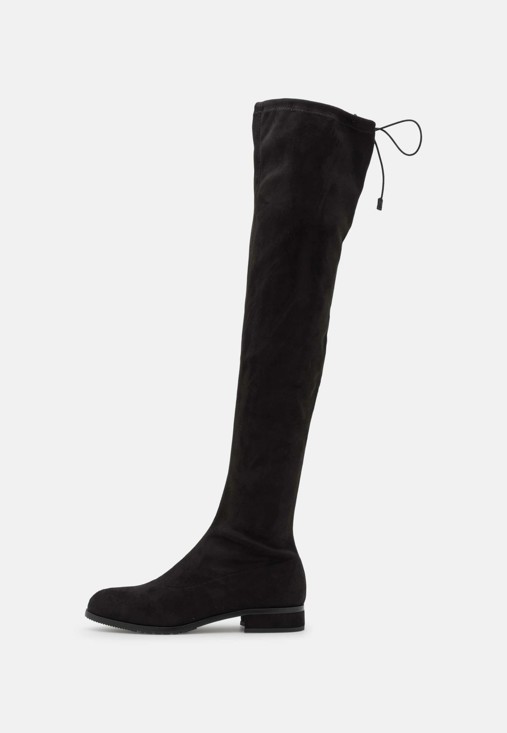 NA-KD Flat Boots - Cuissardes - Black 4 NA-KD Flat Boots - Cuissardes - Black – Image 2