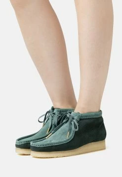 Clarks Originals Wallabee - Boots À Talons - Teal