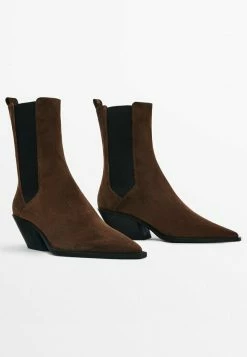 Massimo Dutti Split - Boots À Talons - Dark Brown 14 Massimo Dutti Split - Boots À Talons - Dark Brown -Aldo Shop b04df2dc1ebb43eb9b97db05682f4177