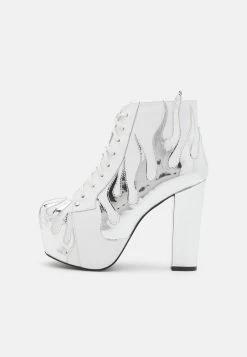 Jeffrey Campbell Lita Flame - Boots À Talons - White/Silver 9 Jeffrey Campbell Lita Flame - Boots À Talons - White/Silver -Aldo Shop b05801286f4541c1a5cd7e01f3af0fac