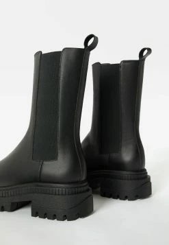 BERSHKA Flat With Elastic Gores - Boots À Talons - Black -Aldo Shop b0ddaba88d6d4dbb8168d7d31b453d40