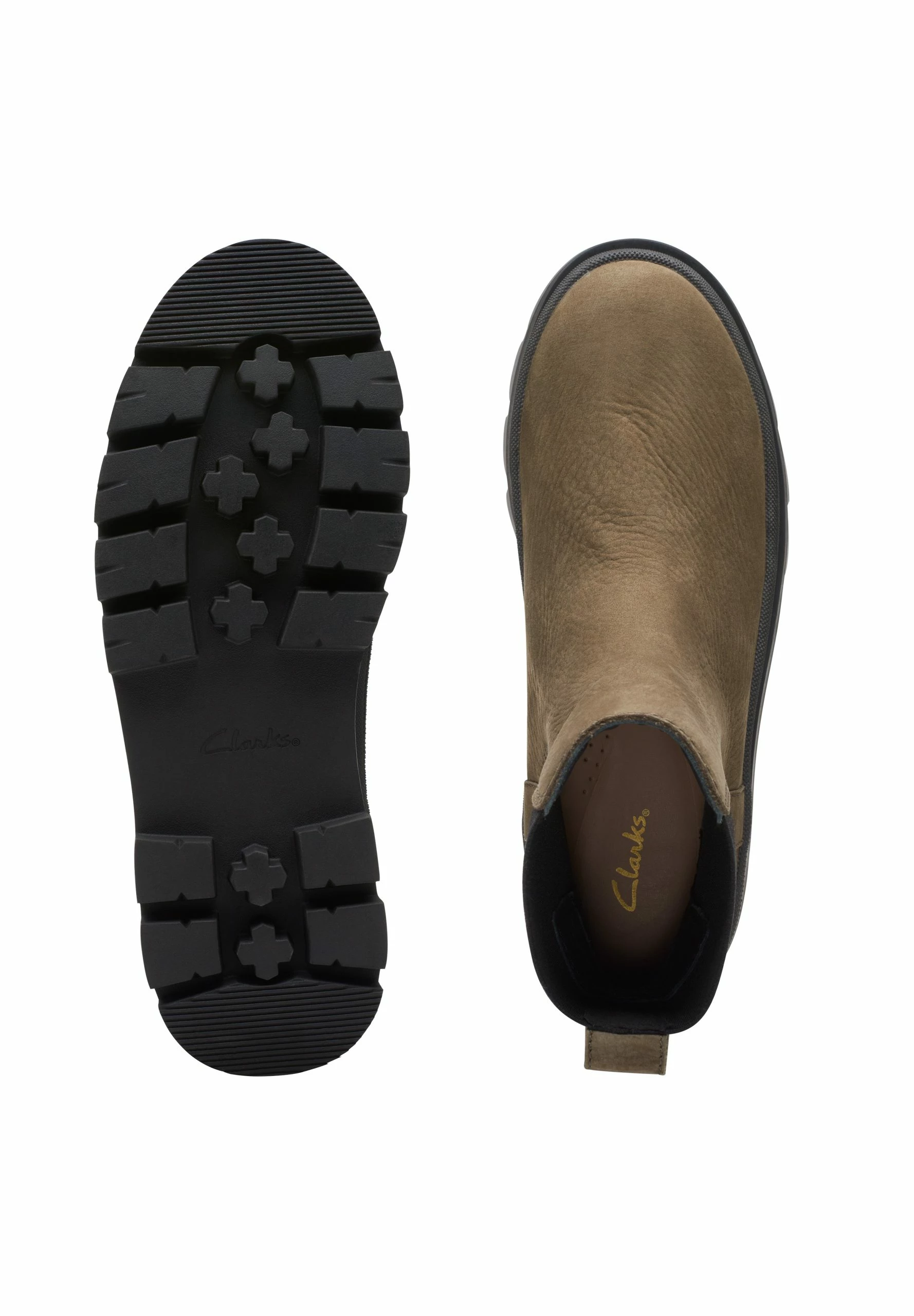 Clarks Orianna2 Top - D - Boots À Talons - Dark Olive Nub 5 Clarks Orianna2 Top - D - Boots À Talons - Dark Olive Nub – Image 3