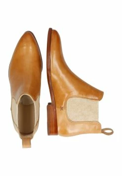 MELVIN & HAMILTON Jessy Mexico Marine Elastic Lino - Boots À Talons - Hellbraun -Aldo Shop b732a678d83e45cb9dd5c26913a4db13