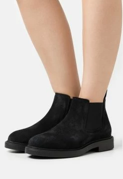 Anna Field Wide Fit Leather - Boots À Talons - Black