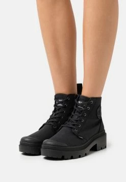 Palladium Vegan Pallabase - Boots À Talons - Black