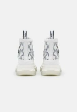 KARL LAGERFELD Luna Monogram - Boots À Talons - White -Aldo Shop bb16667528504d8ea20c43646c95145d