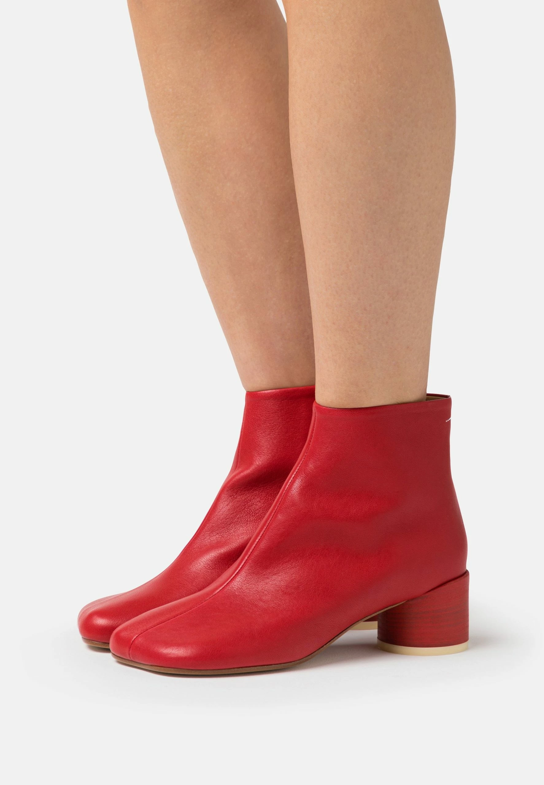 MM6 Maison Margiela Anatomic Ankle Boots - Boots À Talons - Chili Pepper 3 MM6 Maison Margiela Anatomic Ankle Boots - Boots À Talons - Chili Pepper