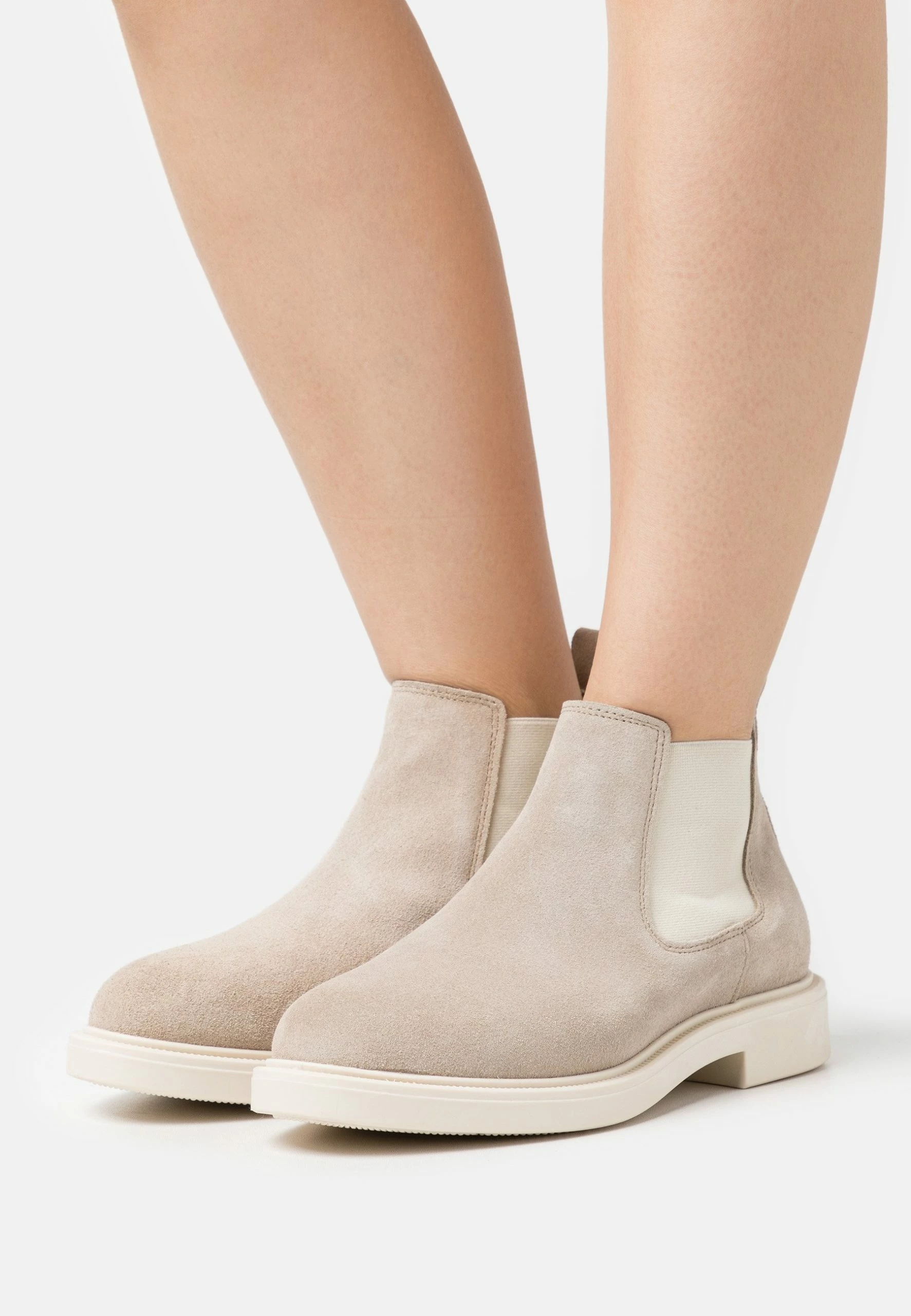 Anna Field Wide Fit Leather - Boots À Talons - Beige 3 Anna Field Wide Fit Leather - Boots À Talons - Beige